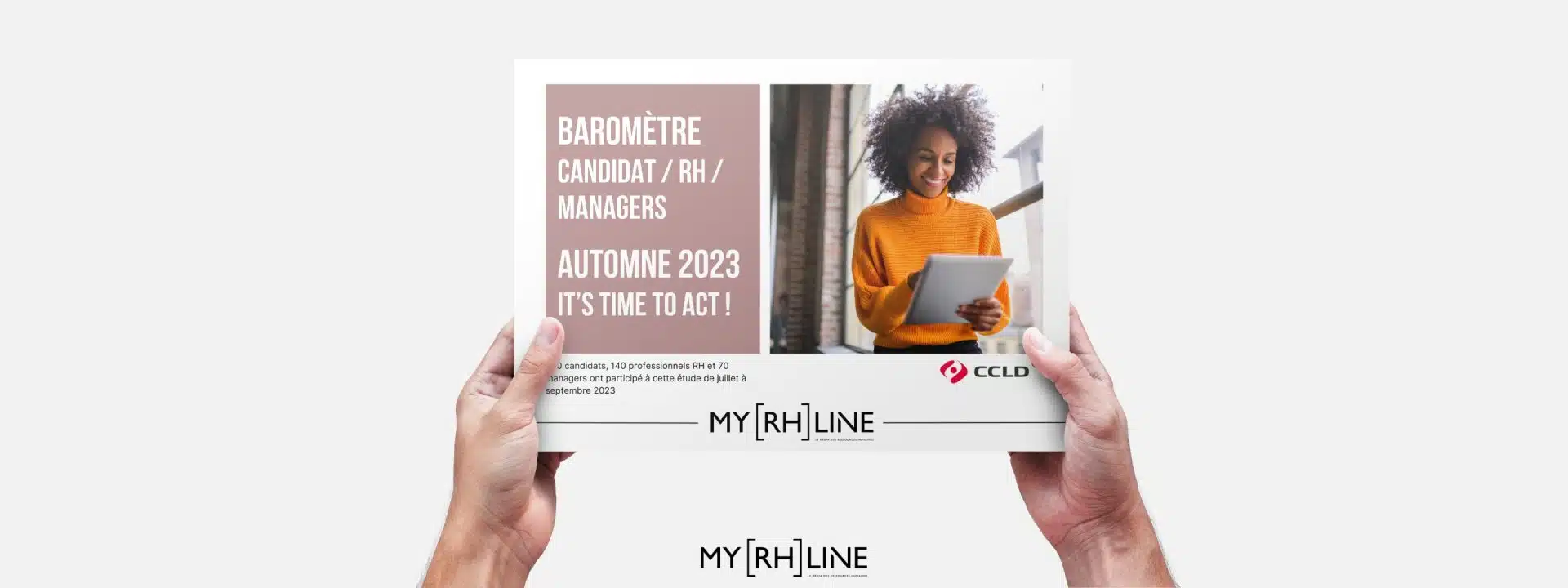 visuel rapport d'étude - baromètre candidat vs RH 2023