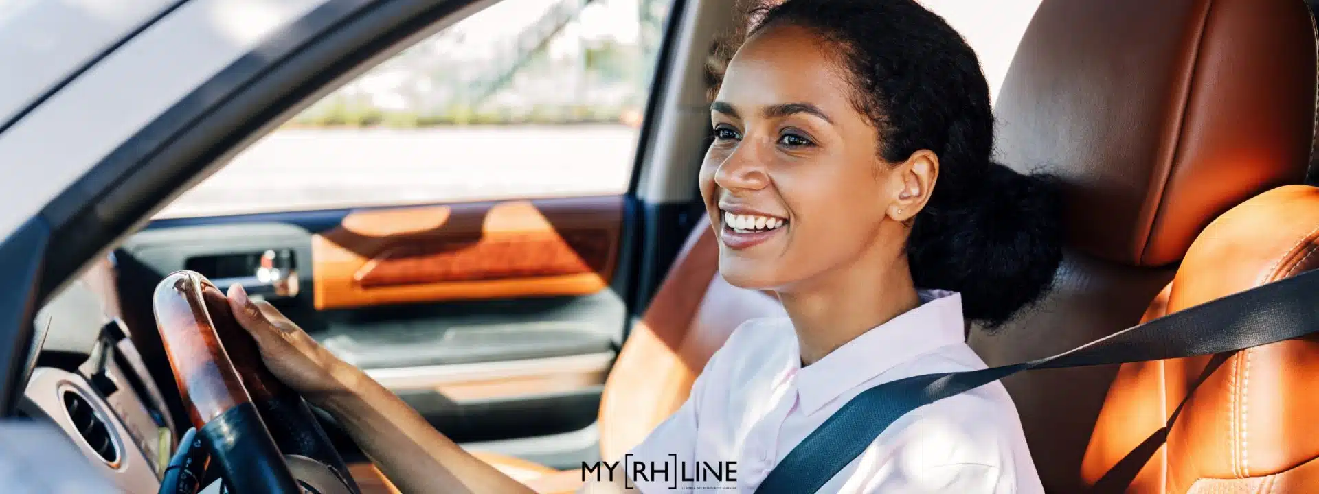 barème kilométrique 2023 - jeune femme en voiture