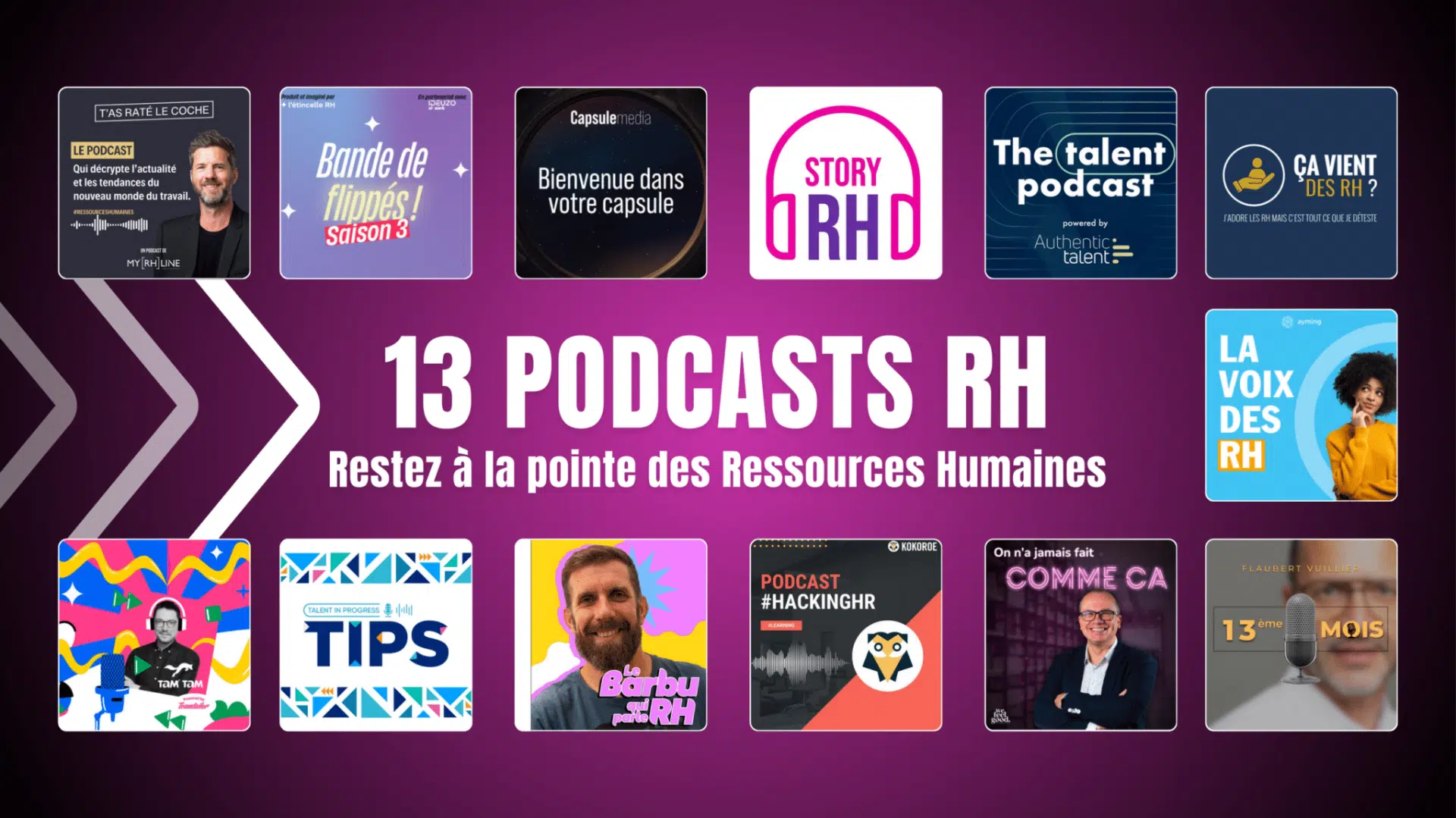LES PODCASTS RH INDISPENSABLES EN 2025